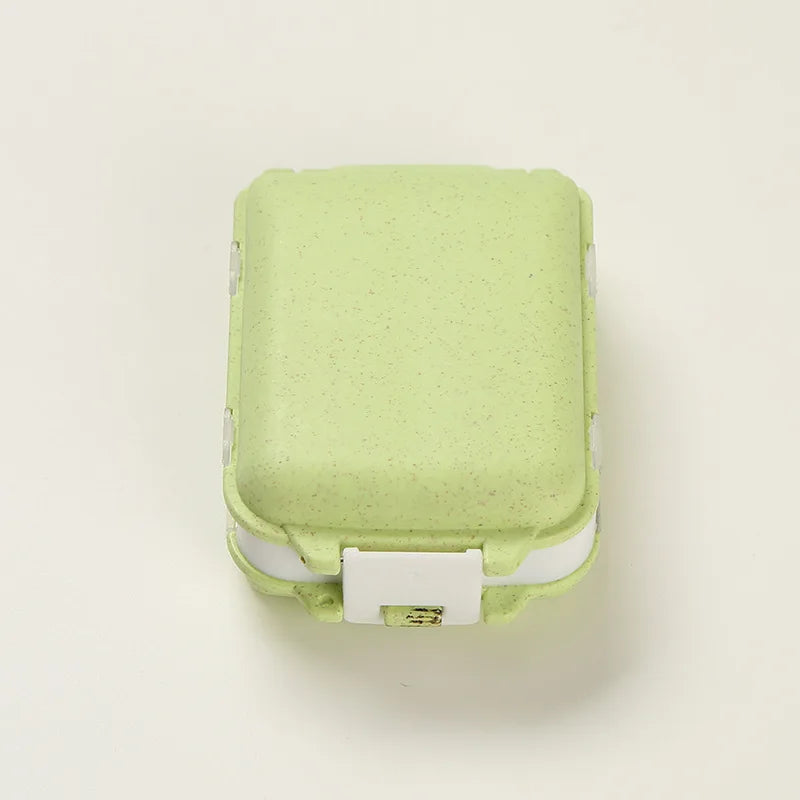 1PC Portable Mini Pill Box - Medical Kits Vitamin Storage Container Health Travel Supplies Compact Pill Organizer
