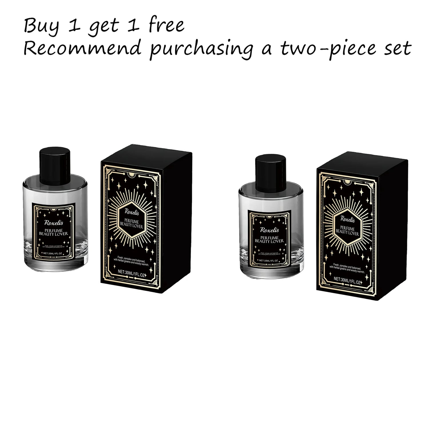 Roxelis Men Fougère Body Mist Fresh Natural Long Lasting Fragrance Portable Deodorant Spray Daily Office Dating Charm