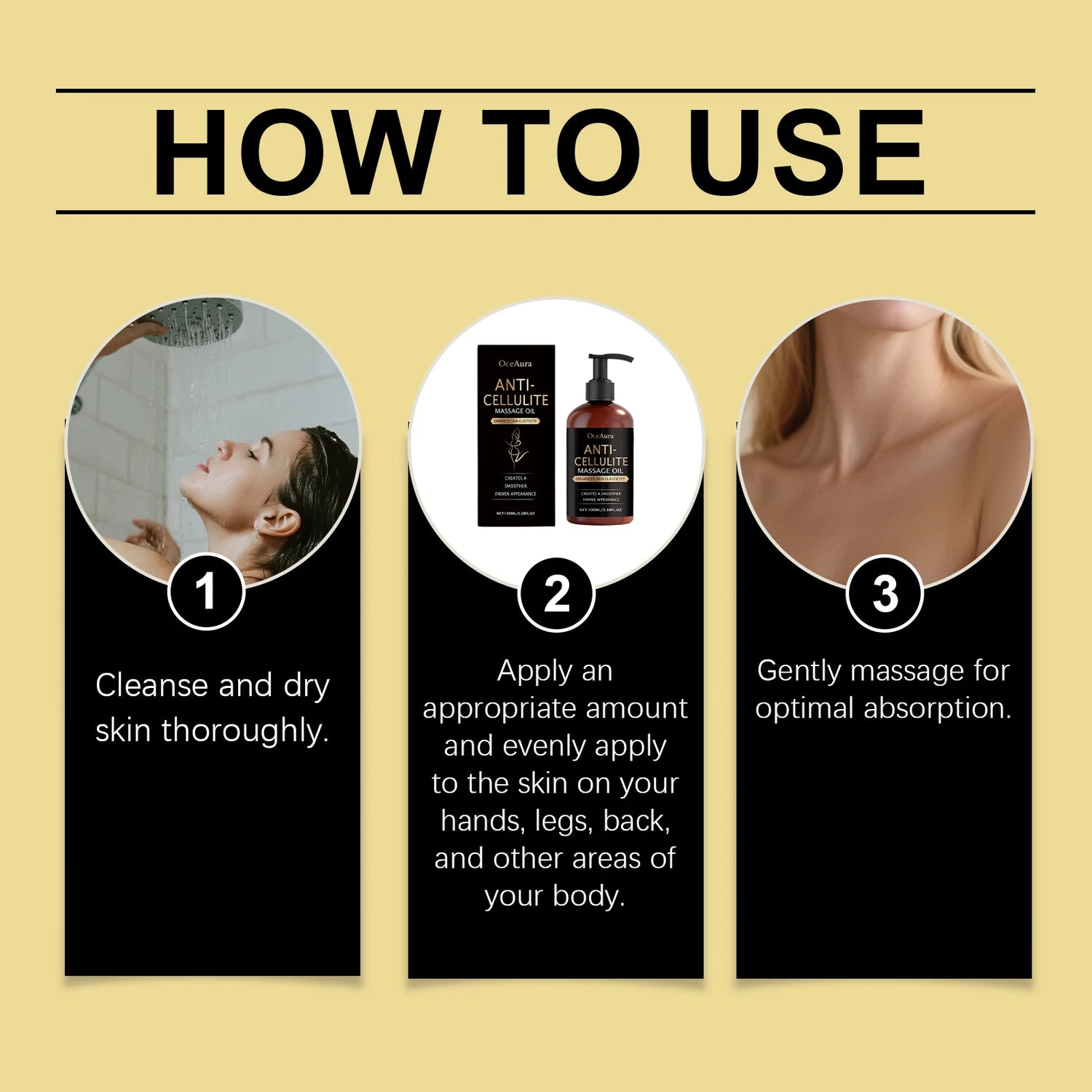 Body Massage Oil for Firming Hydration Dry Skin Moisturizer Winter Skincare Gift Set Refreshing Non Greasy Aromatherapy Festive