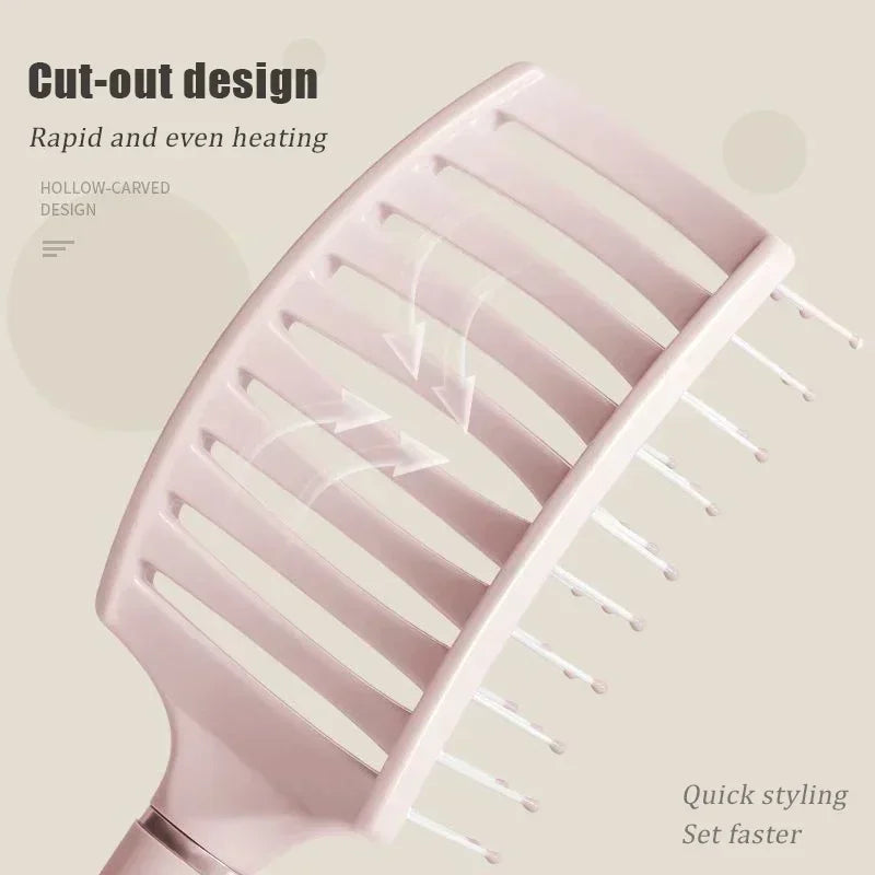 Gentle Cushion Hair Brush for Scalp Massage, Volumizing and Smoothing, Suitable for All Hair Types
