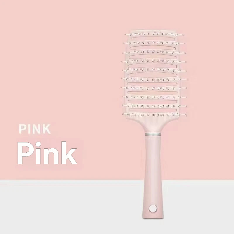 Relaxing Elastic Massage Comb Hollow Out Detangling Hair Brush Scalp Massage Combs Fast Blow Drying Detangler Hair Styling Tools