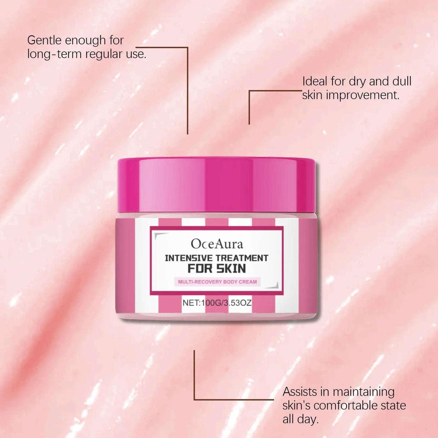 Body Moisturize Cream Repair Damage Firm Skin Lasting Fragrance Non-Greasy Refresh Enhance Elasticity Body Massage Cream Hydrate