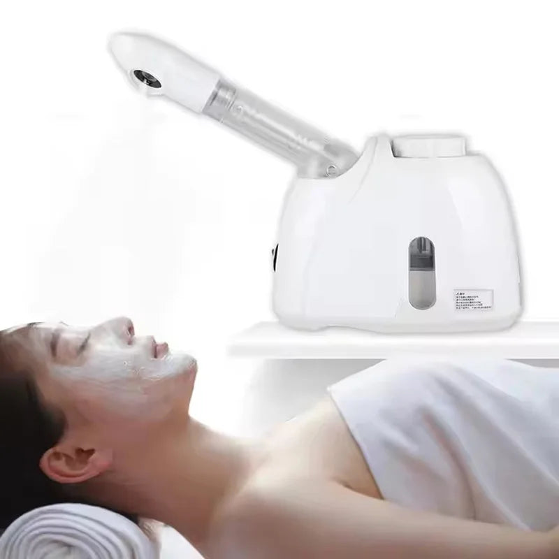 Portable Nano Mist Sprayer Vaporizer Electric Facial Sauna Moisturizer Hot Ionic Steam Sauna Ozone Spray Face Nose Steamer