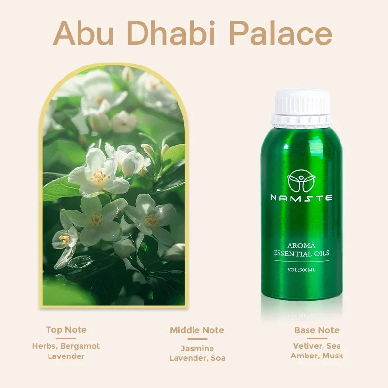 Essential Oils 500ml for Aromatic Diffuser Perfume Oil Air Freshener Smell for Home Fragrance Device Hotel Scent Diffuser Oil