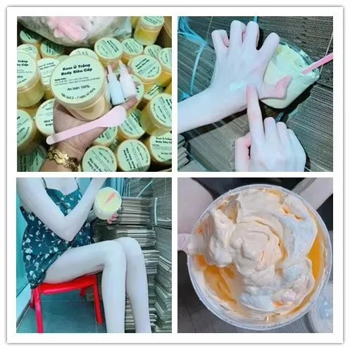 200g Whitening Body Mixed Essence Lotion , Improves Dark Yellowing Melanin Lightening Moisturizing Smooth And Bright White Skin