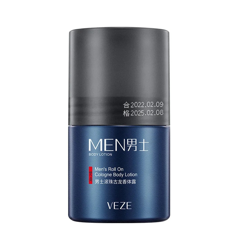 Men's body lotion and fragrance - Light and fresh scent, portable stick form, with gentle and long-lasting fragrance.