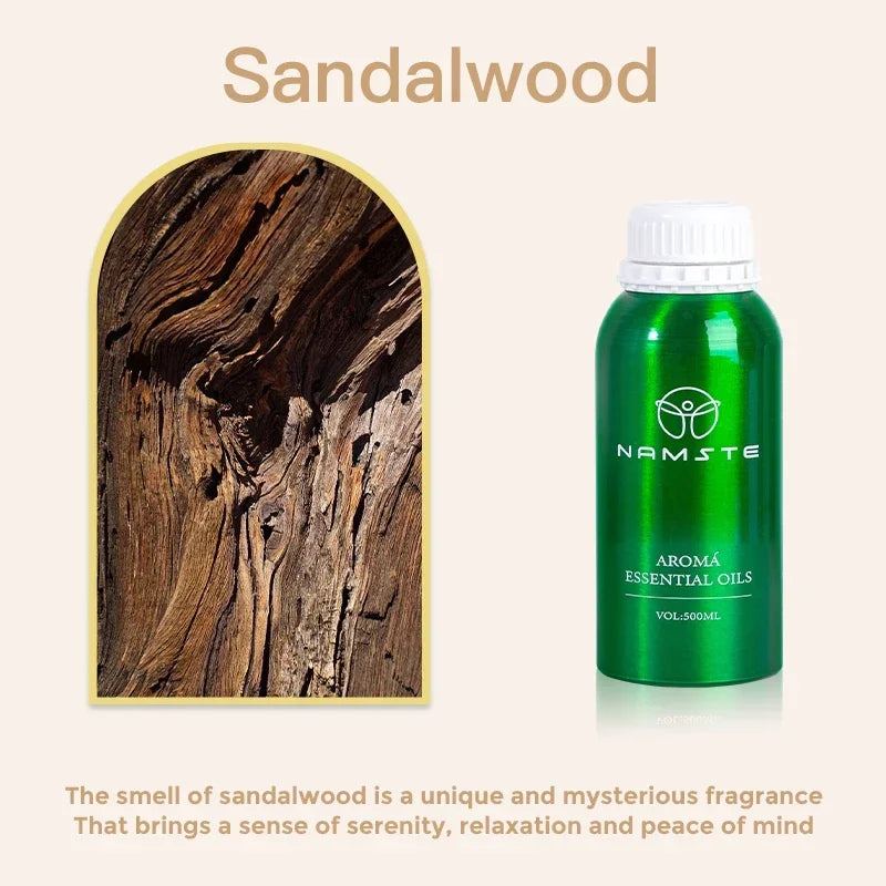 Essential Oils 500ml for Aromatic Diffuser Perfume Oil Air Freshener Smell for Home Fragrance Device Hotel Scent Diffuser Oil
